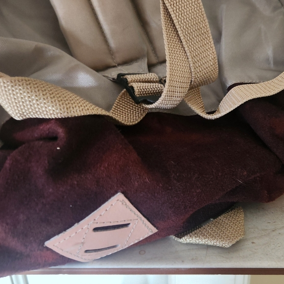 VTG Camel Cigarette 2 Tier Backpack with Leather Accent - Picture 5 of 7